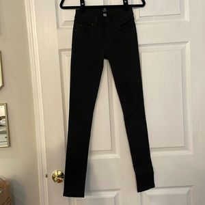 Black Cigarette Leg Skinny Jeans